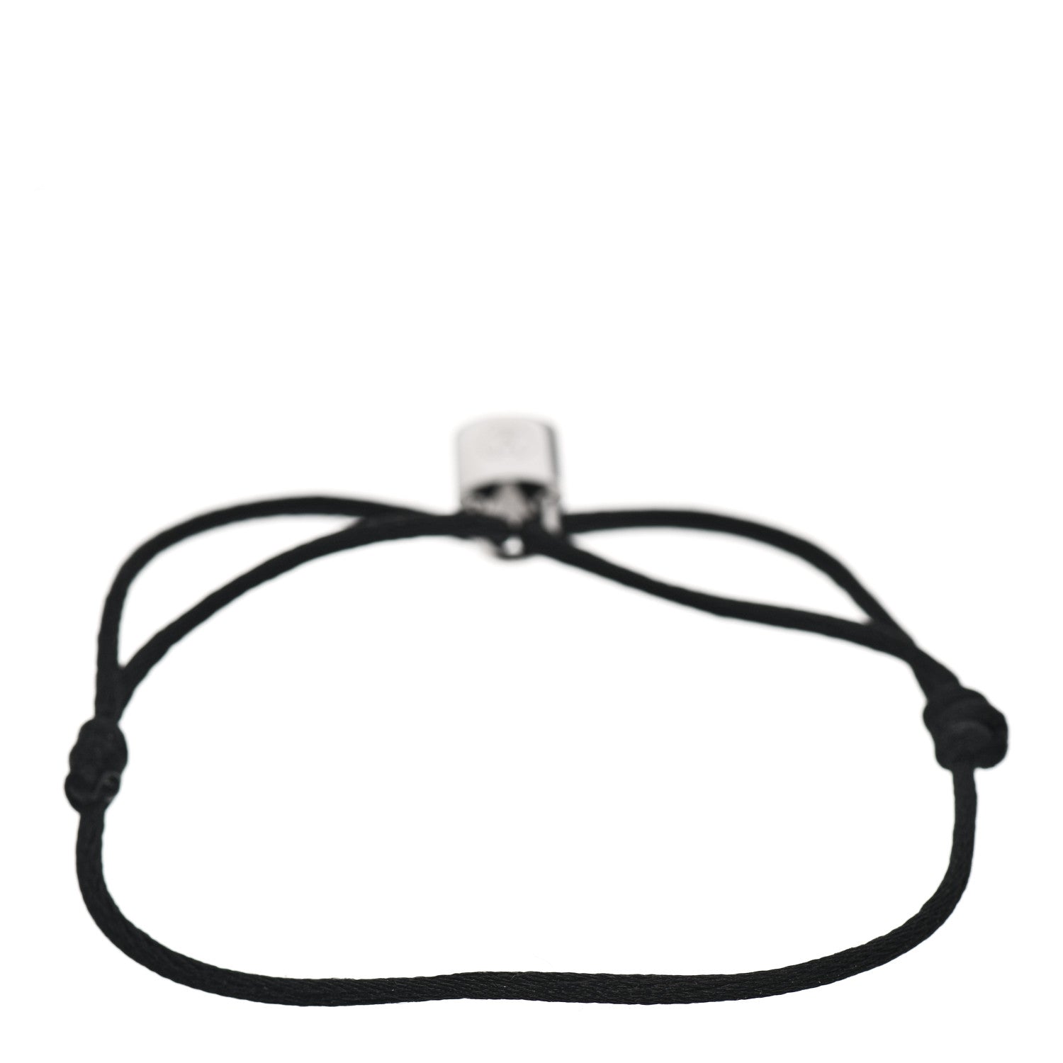Louis Vuitton X UNICEF Sterling Silver Lockit Bracelet Black 3 of 6