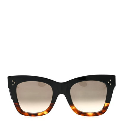 Celine Catherine Sunglasses CL 41098/F/S Black Havana 2 of 6