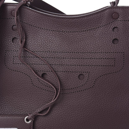 Balenciaga Veau Grana Perforated Blackout Hardware City Rouge Acajou 11 of 11