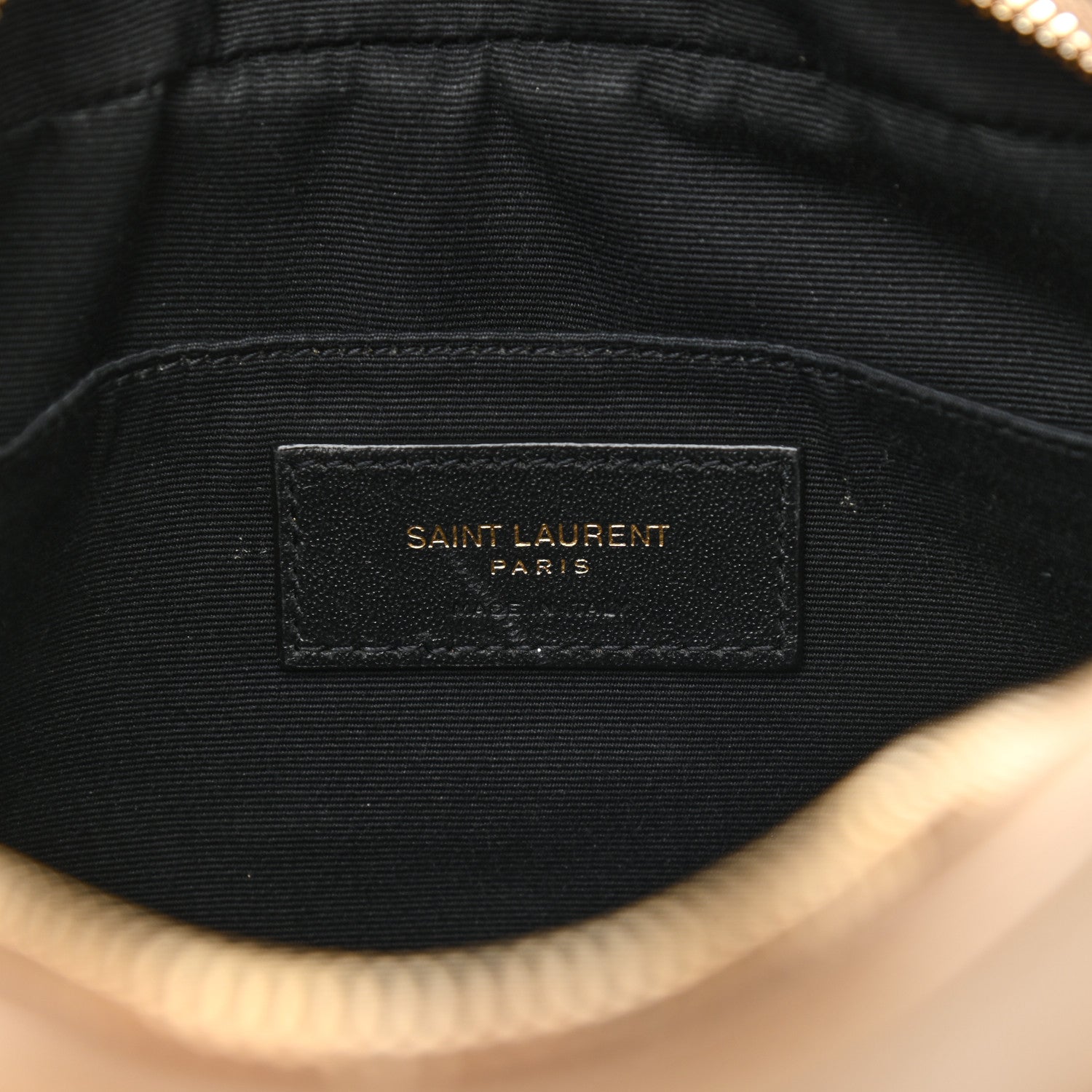 Saint Laurent Calfskin Matelasse Monogram Lou Camera Bag Dark Latte 6 of 9