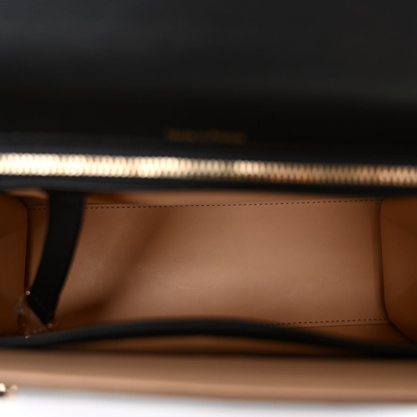 Calfskin MM Tempete Satchel Black