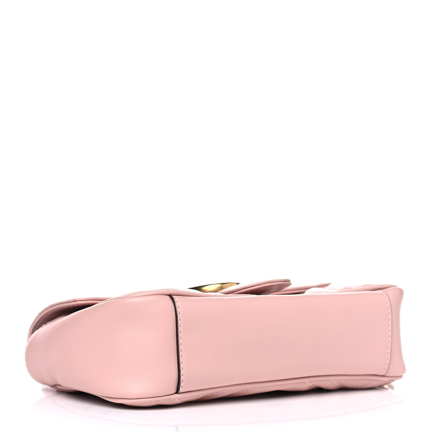 Calfskin Matelasse Mini GG Marmont Shoulder Bag Perfect Pink
