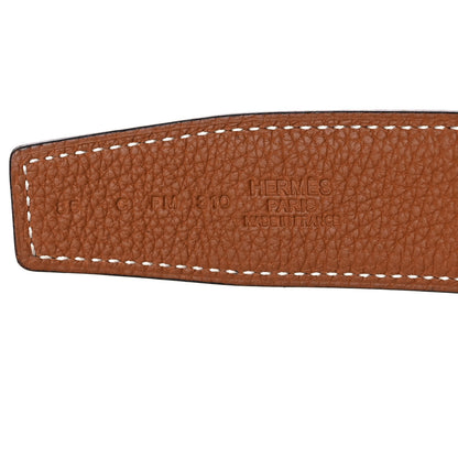 Hermes Box Togo 32mm H Belt 85 Black Gold 6 of 7