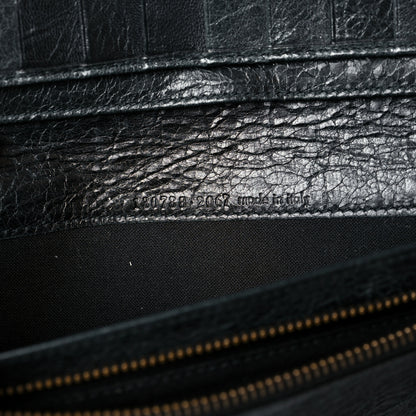 Balenciaga Agneau Classic Hardware Compagnon Wallet Black 7 of 10
