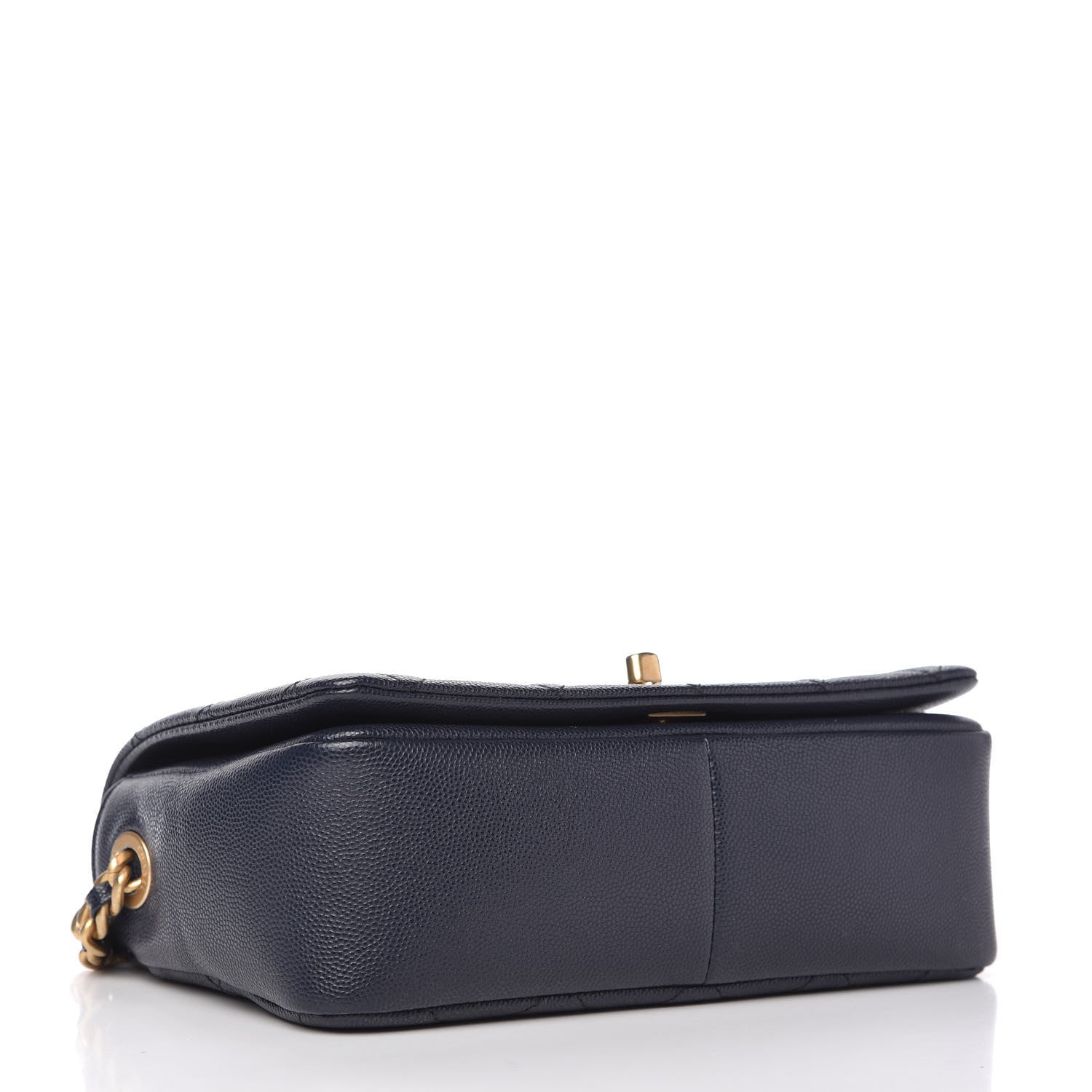 Chanel Caviar Quilted Small Fashion Therapy Flap Bag Navy Blue 4 of 11