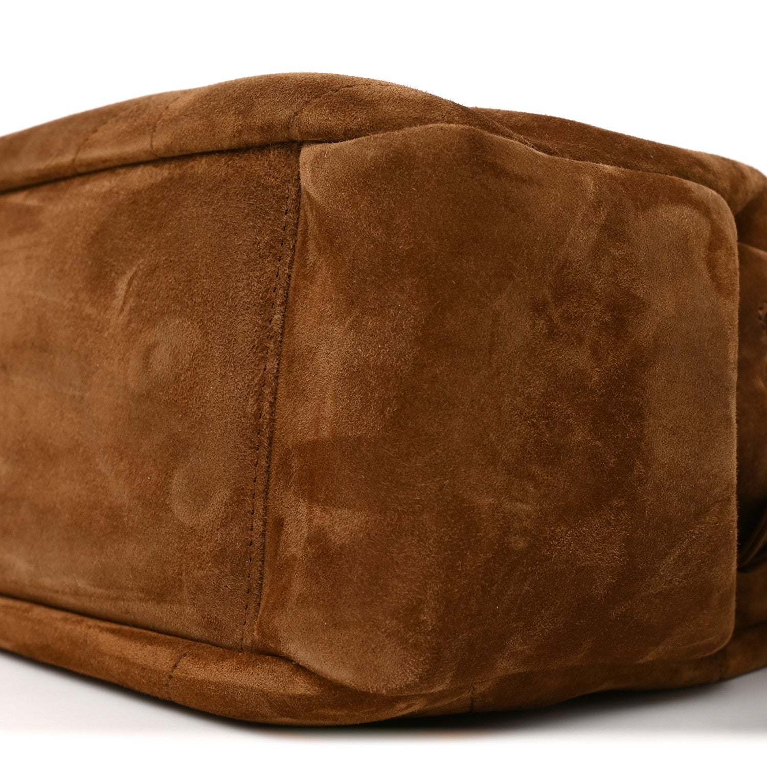 Saint Laurent Suede Monogram Medium Jamie Shoulder Pouch Bag Caramel Cognac 10 of 10