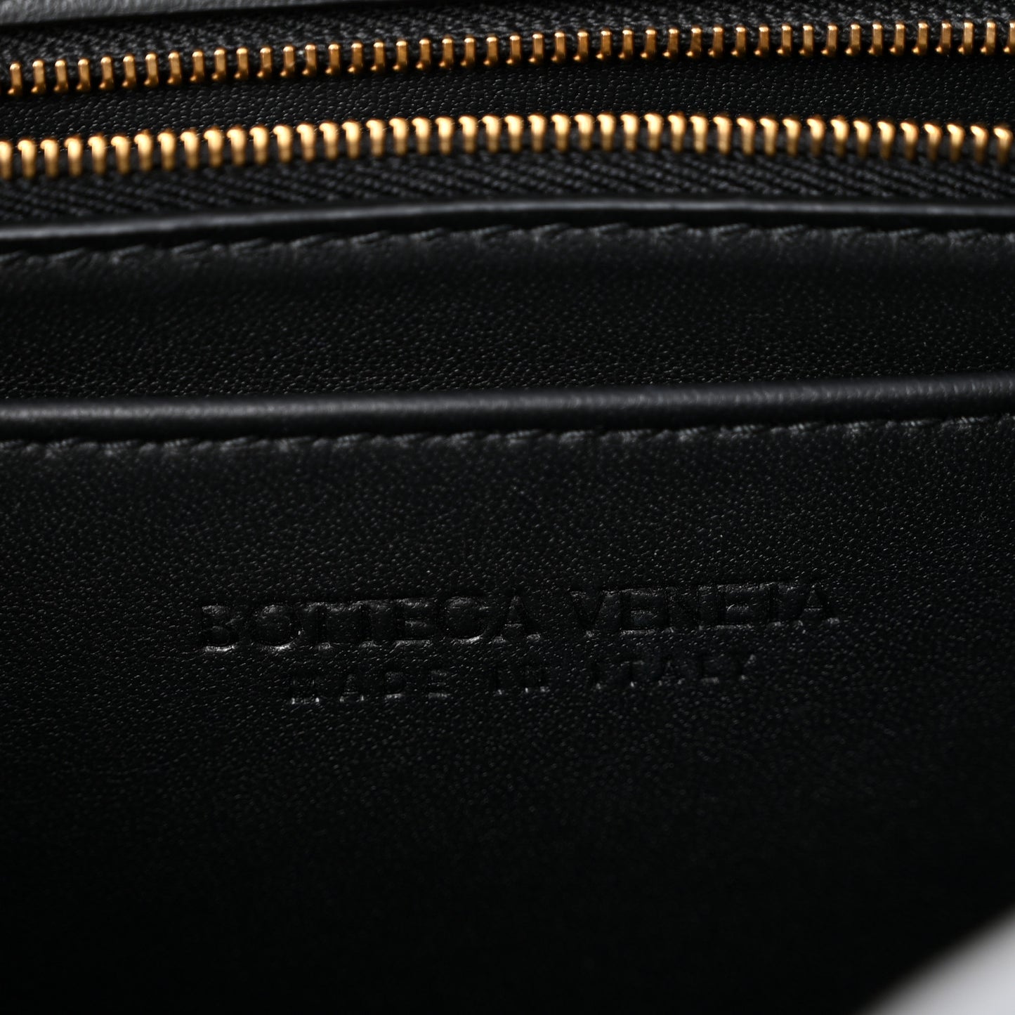 Nappa Intrecciato Small East West Andiamo Shoulder Bag Black