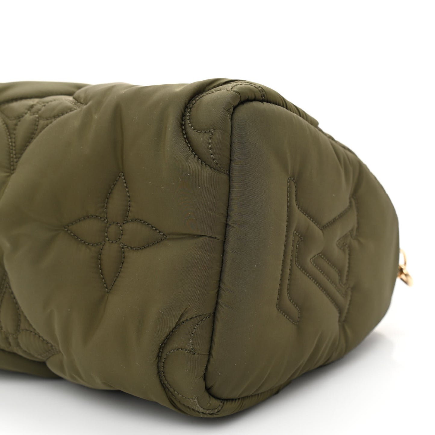 Econyl Mini Monogram Pillow Speedy Bandouliere 25 Khaki