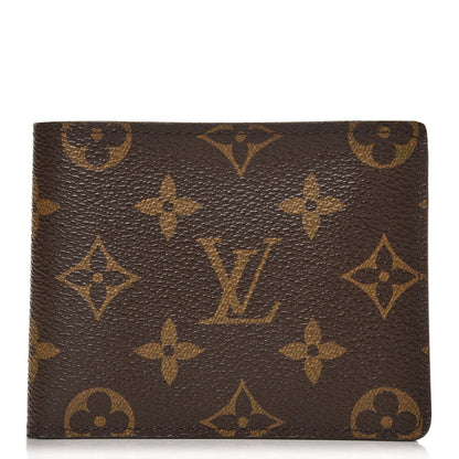 Louis Vuitton Monogram Mens Porte-Billets 3 Card Billfold Wallet 1 of 7