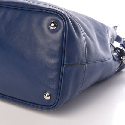 Prada Soft Calfskin Bucket Bag Bleuette 10 of 10