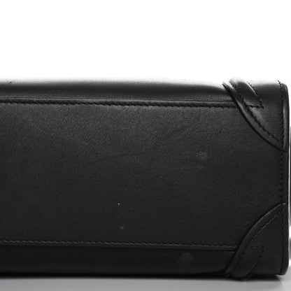 Celine Smooth Calfskin Nano Luggage Black 10 of 13
