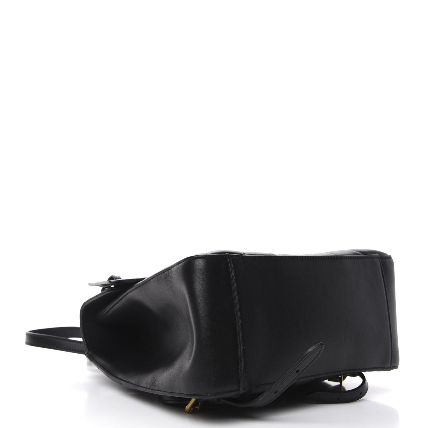 Calfskin Bamboo Trapuntata Queen Margaret Backpack Black