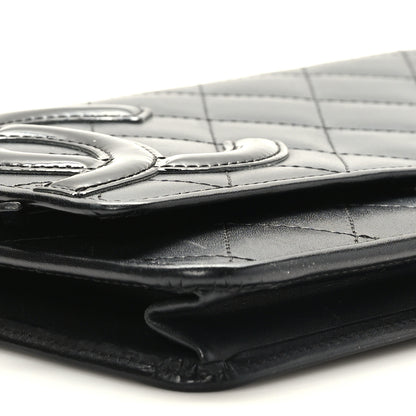Chanel Calfskin Quilted Cambon Wallet on Chain WOC Black 8 of 10