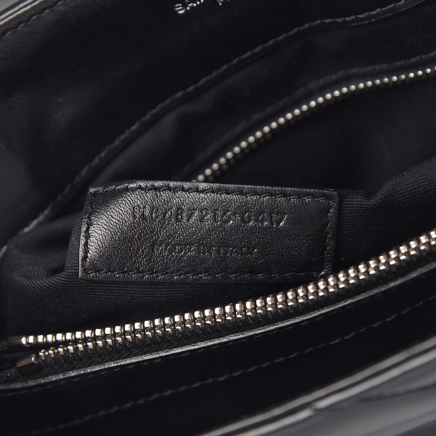Saint Laurent Calfskin Y Quilted Monogram Medium Loulou Chain Satchel Black 10 of 11