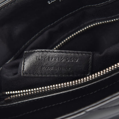 Saint Laurent Calfskin Y Quilted Monogram Medium Loulou Chain Satchel Black 10 of 11