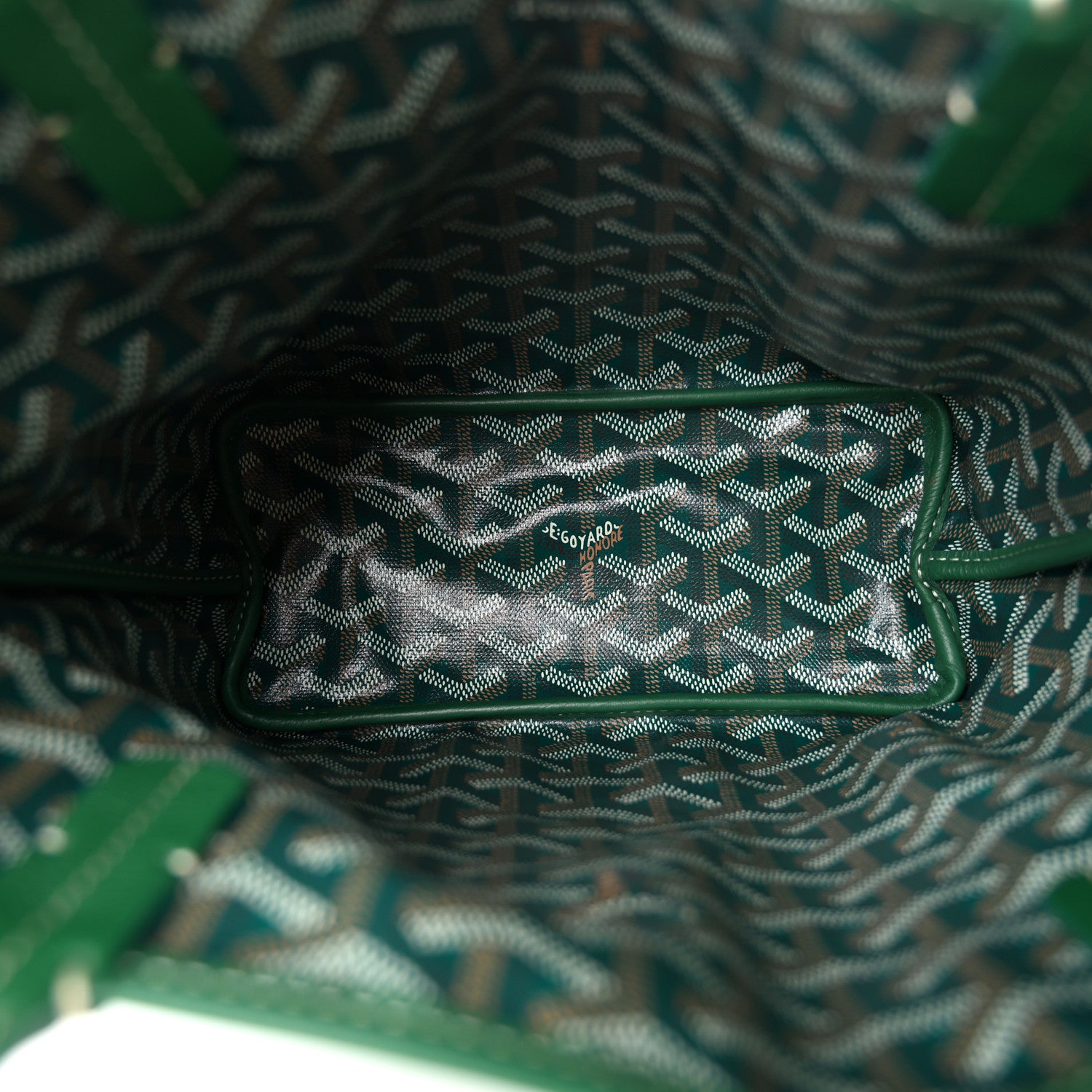 Goyard Goyardine Reversible Mini Anjou Green 6 of 17