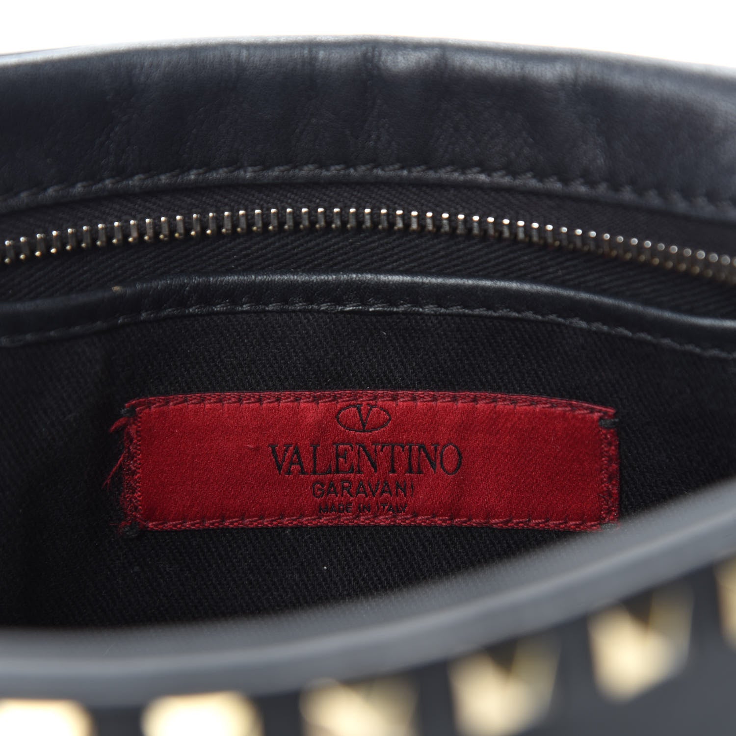 Valentino Garavani Calfskin Rockstud Camera Crossbody Bag Black 8 of 9