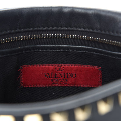 Valentino Garavani Calfskin Rockstud Camera Crossbody Bag Black 8 of 9