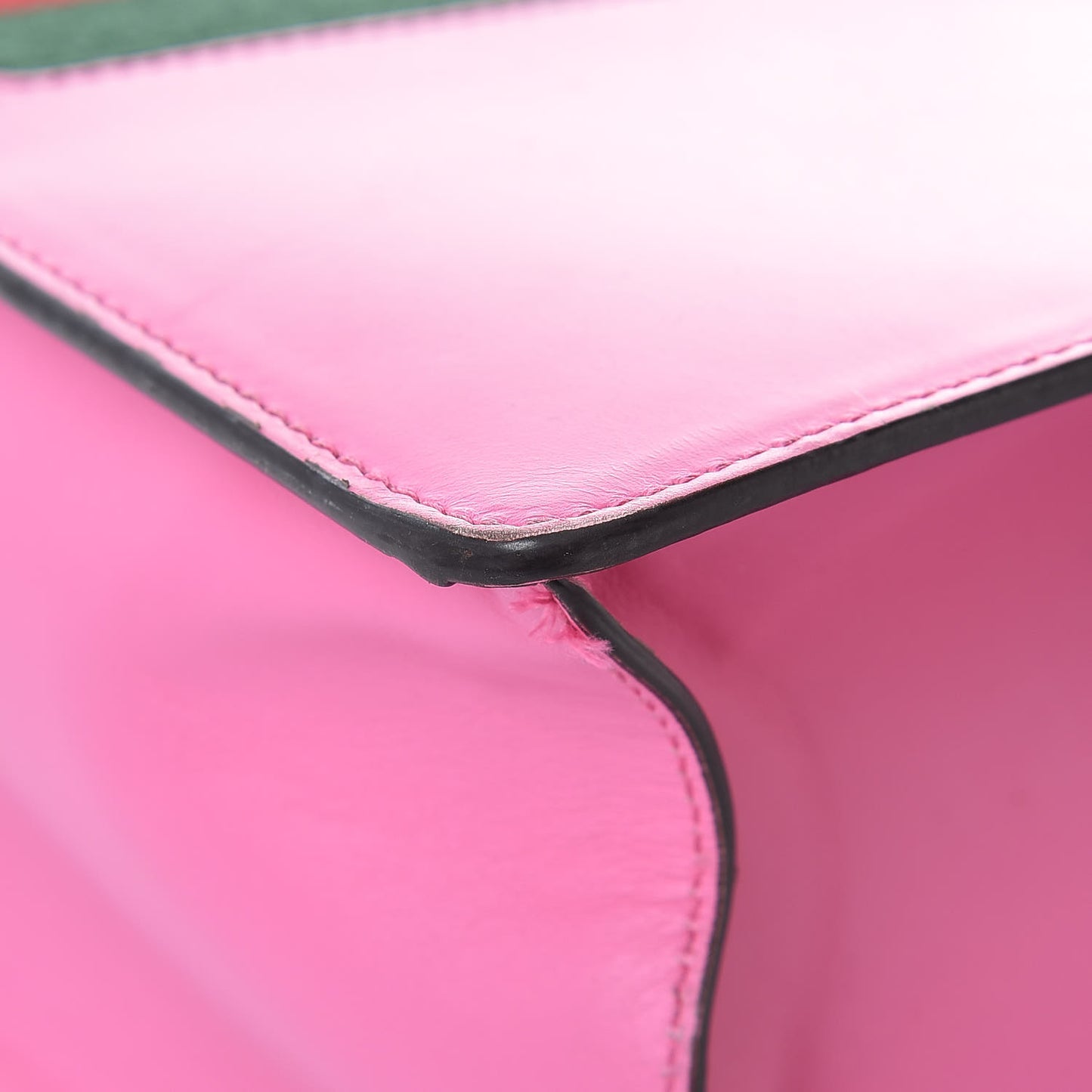 Vitello Fontanella Web Medium Sylvie Top Handle Bag Pink Tropical Flower