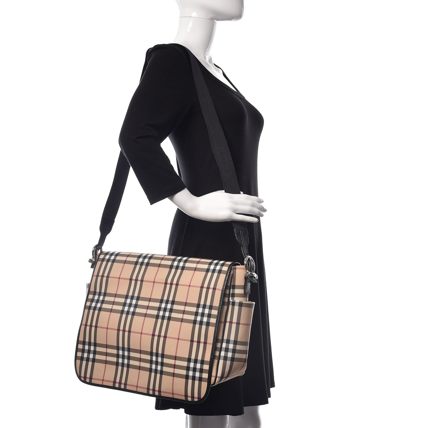 House Check Diaper Messenger Bag