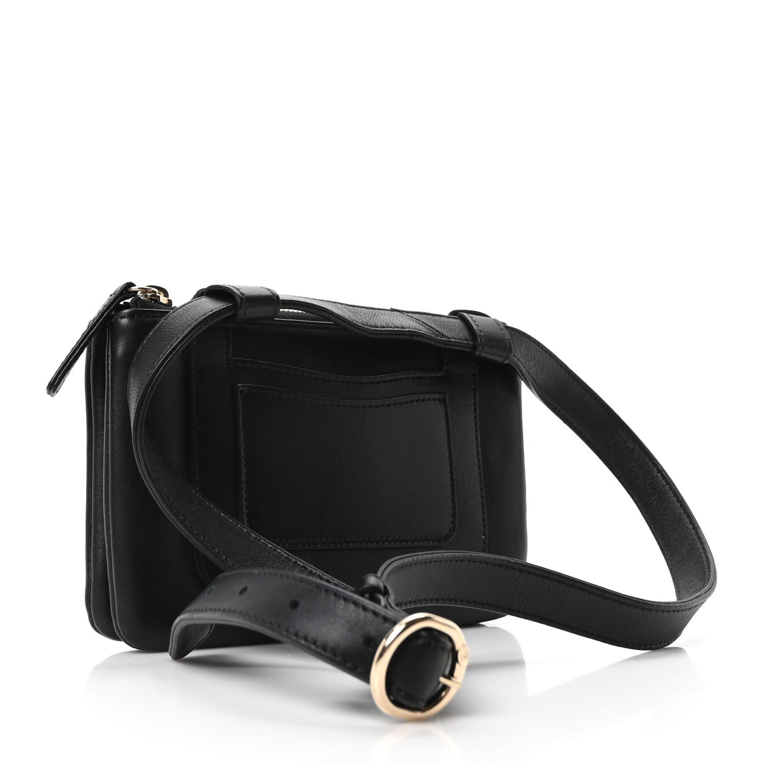 Chanel Lambskin CC Mania Waist Belt Bag Black 3 of 10