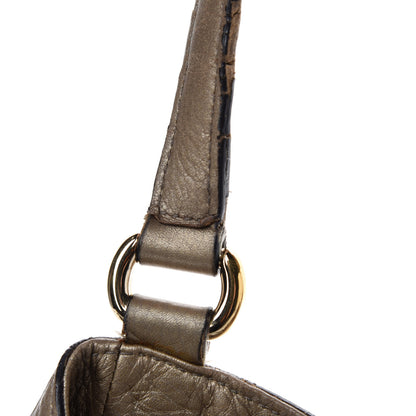 Gucci Metallic Pebbled Calfskin Medium Soho Shoulder Bag Golden Beige 13 of 18