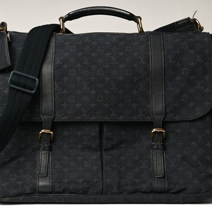 Louis Vuitton Mini Monogram Denise Navy 6 of 17