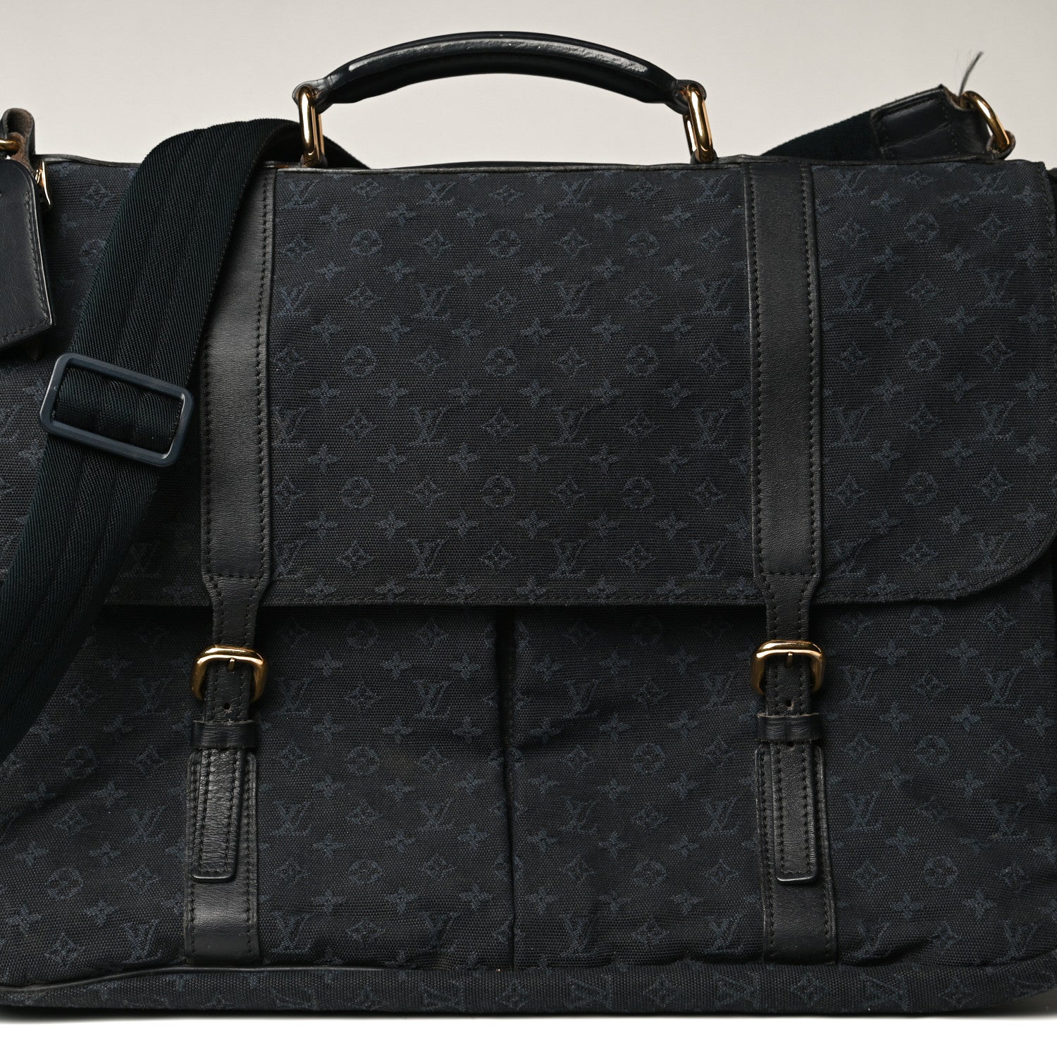 Louis Vuitton Mini Monogram Denise Navy 6 of 17