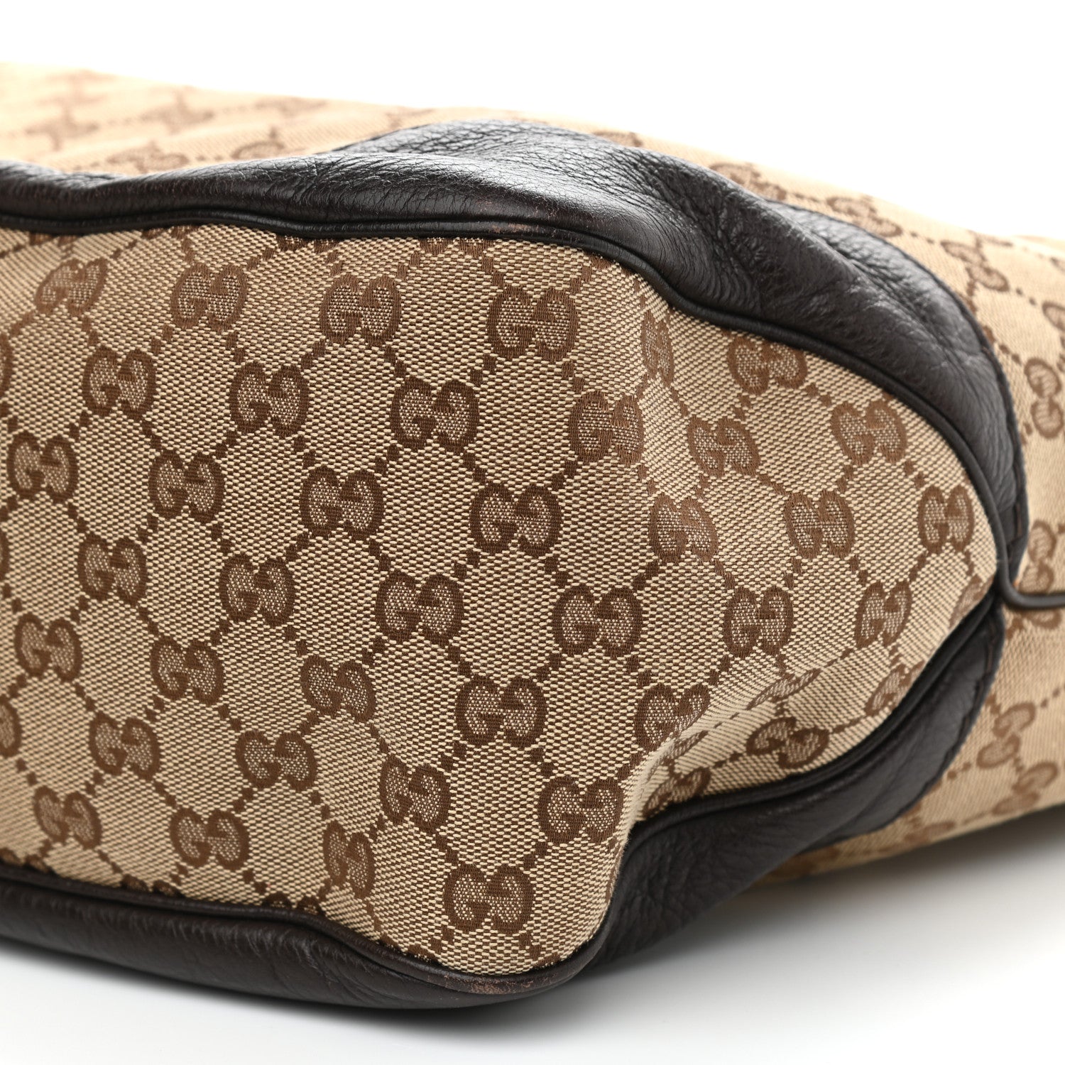 Gucci Monogram Charlotte Medium Hobo Brown 9 of 10