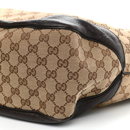 Gucci Monogram Charlotte Medium Hobo Brown 9 of 10