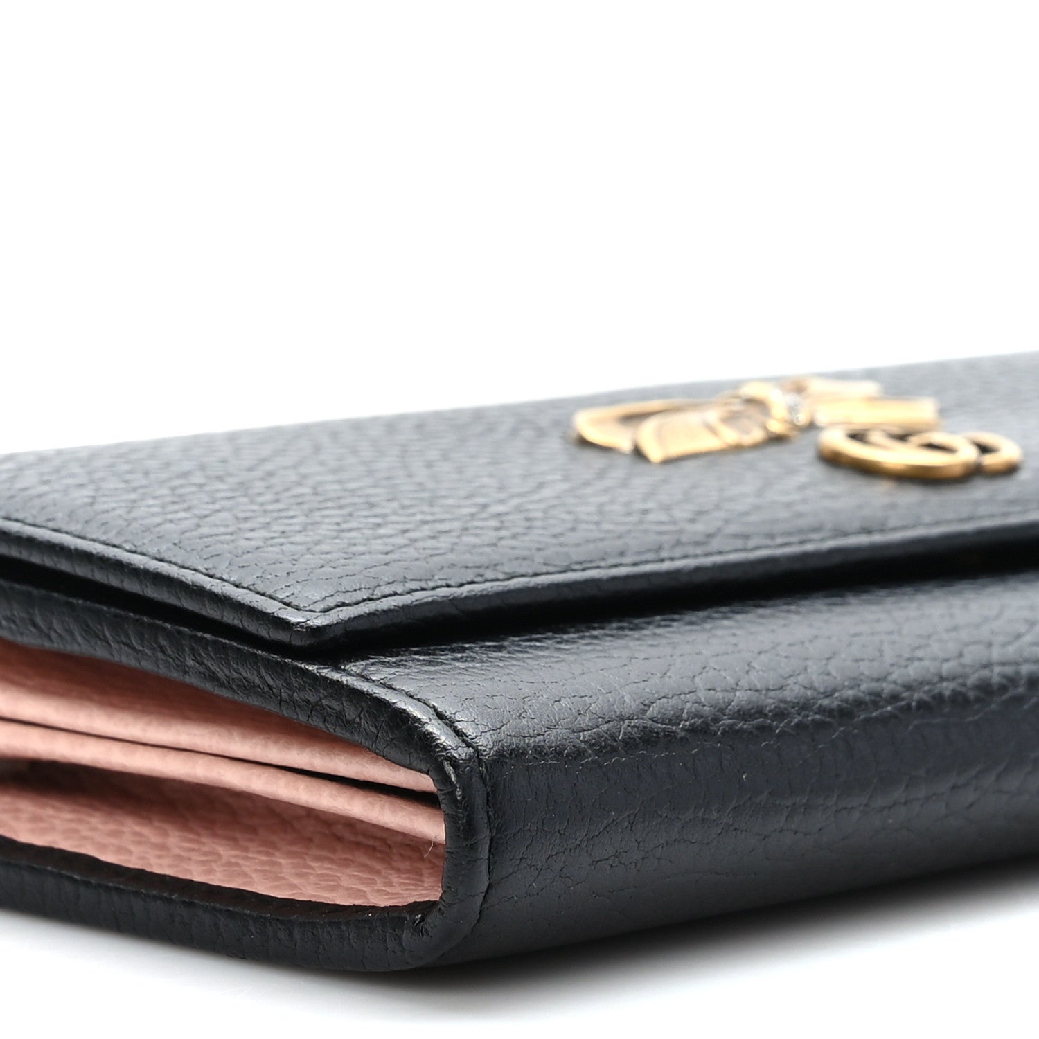 Gucci Calfskin Garden Continental Wallet Black 8 of 9