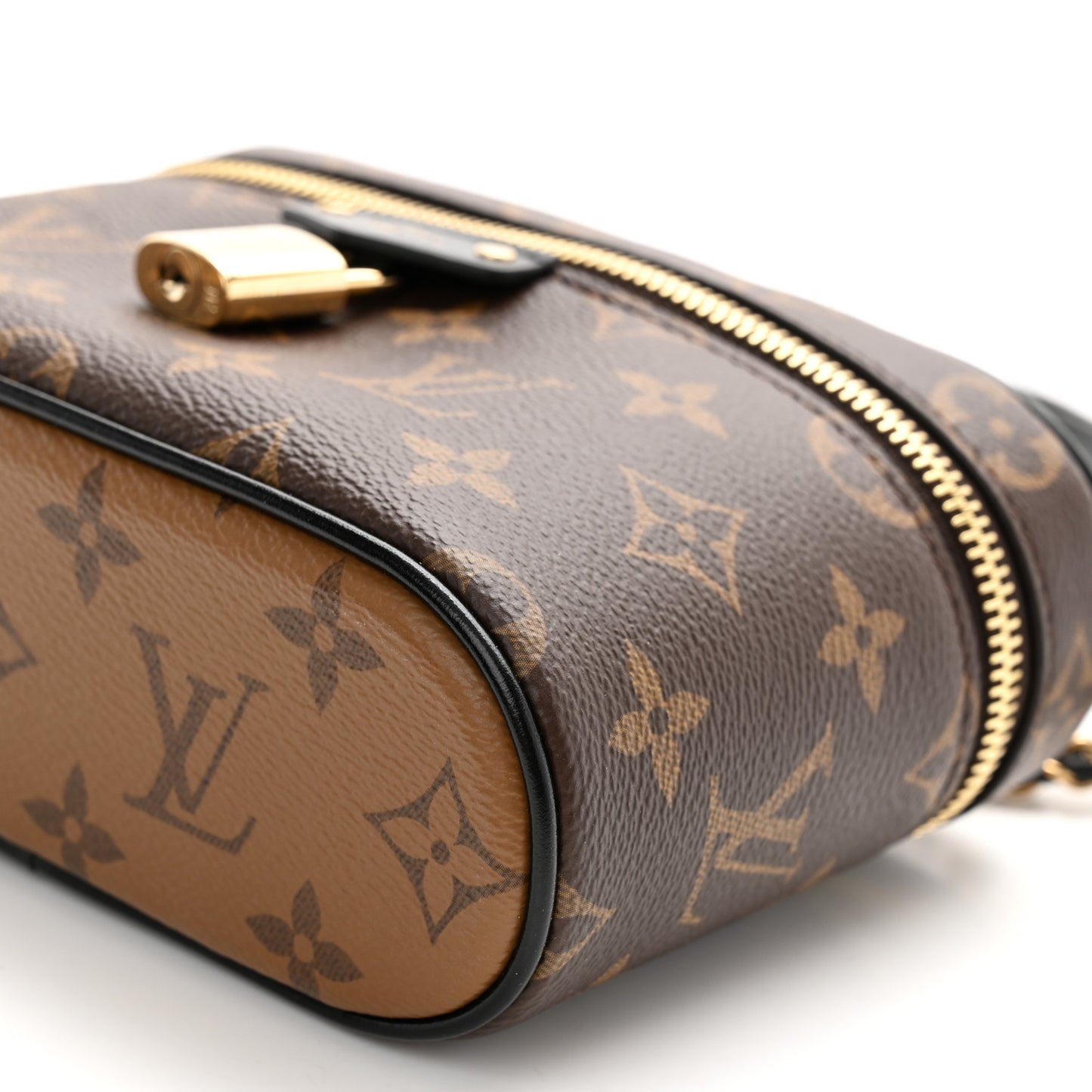 Reverse Monogram Vanity Chain Pouch