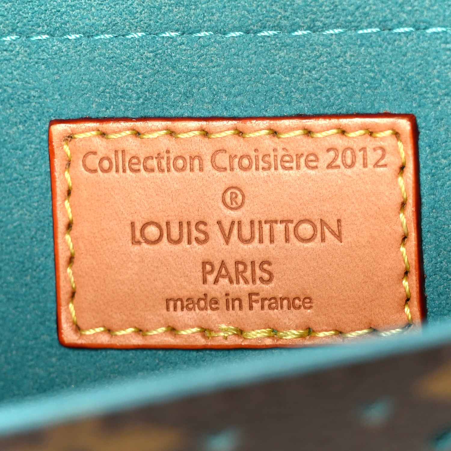 Louis Vuitton Monogram SC Flore Saumur Teal 6 of 9