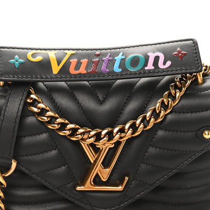 Louis Vuitton Calfskin New Wave Chain PM Black 7 of 10