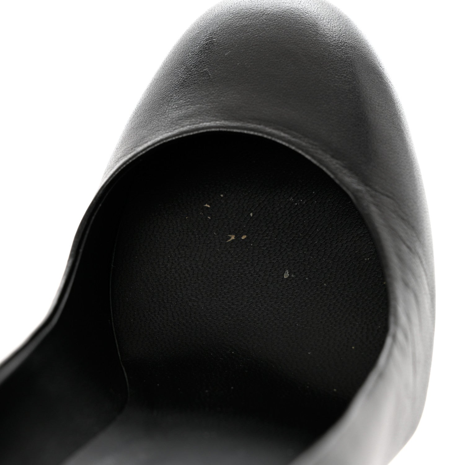 Chanel Lambskin Logo Pumps 37 Black 9 of 14