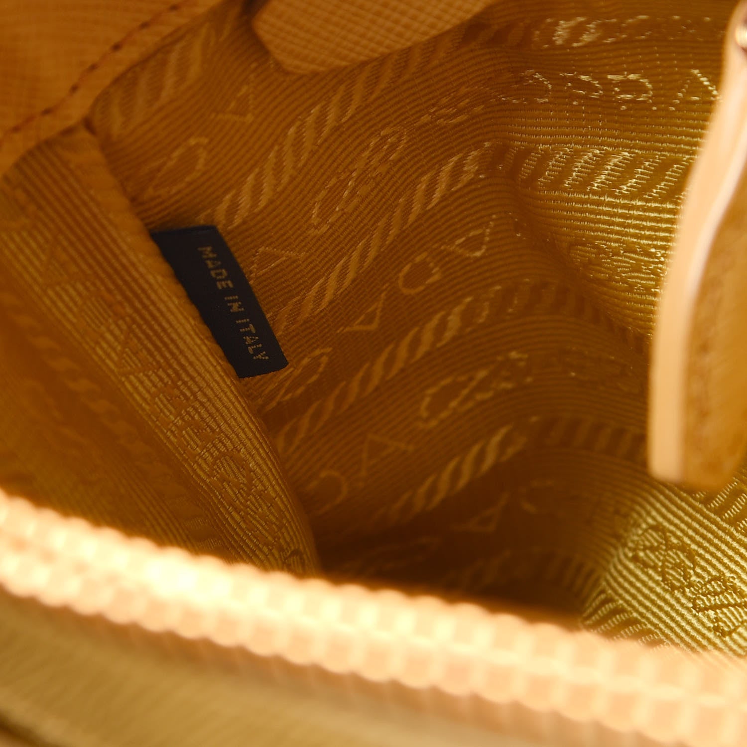 Prada Saffiano Lux Parabole Tote Ginestra 7 of 10
