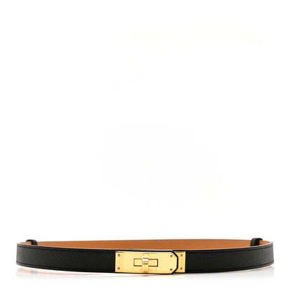 Hermes Epsom Kelly Belt Black 1 of 5