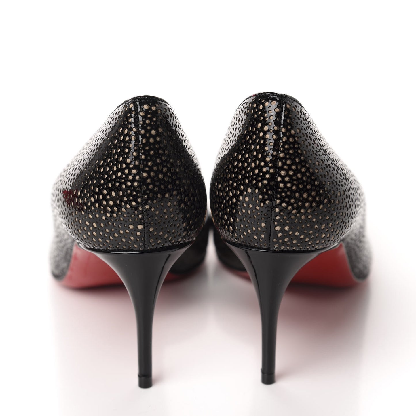 Patent Glitter Galupump 70 Pumps 35.5 Black Gold
