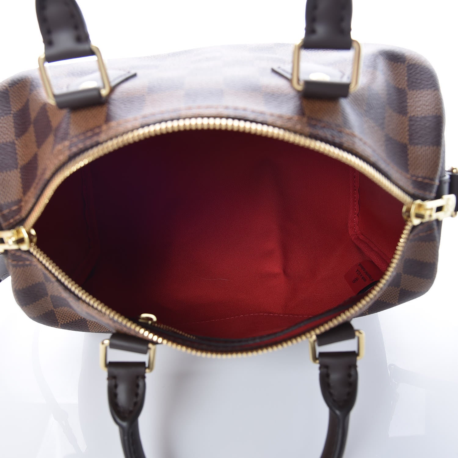 Louis Vuitton Damier Ebene Speedy Bandouliere 25 7 of 11