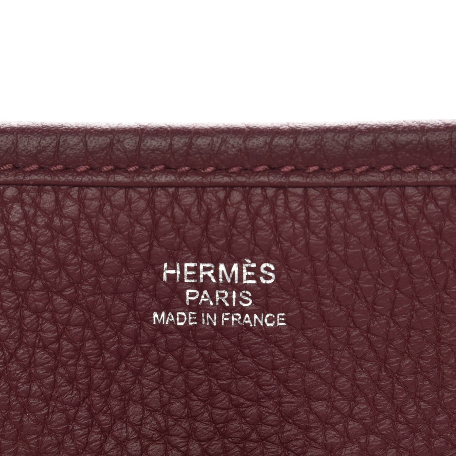 Hermes Taurillon Clemence Evelyne III PM Bordeaux 6 of 8