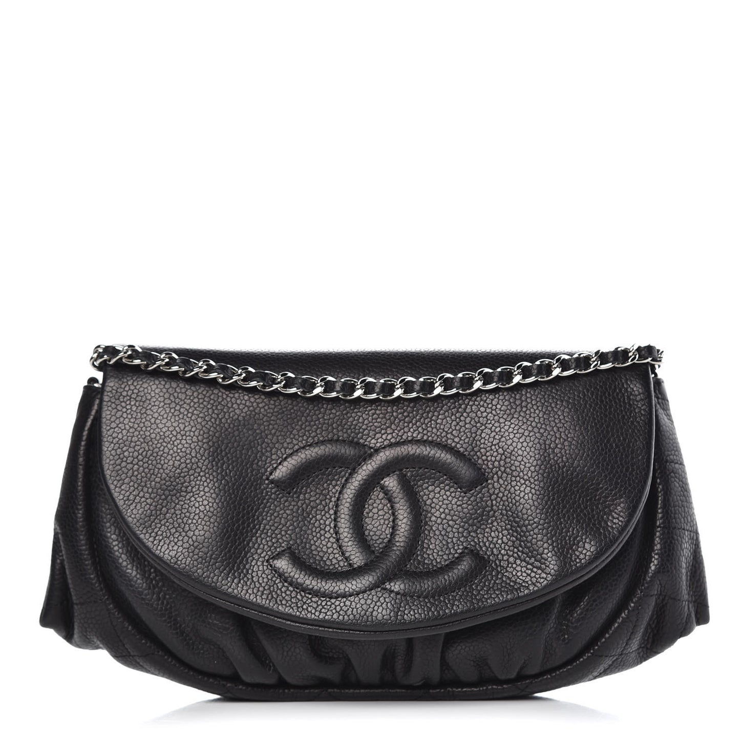 Caviar Half Moon Wallet On Chain WOC Black