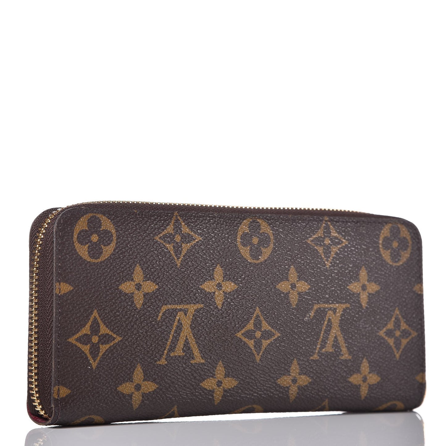 Monogram Clemence Wallet Fuchsia