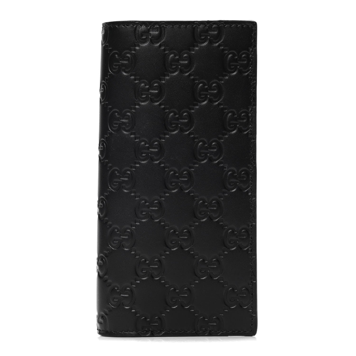 Gucci Guccissima Long Wallet Black 1 of 6