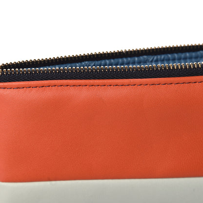 Chanel Lambskin Colorblock Cosmetic Case Multicolor 11 of 14