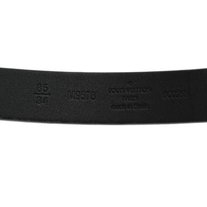 Louis Vuitton Calfskin Embossed LV Initiales Belt 85 34 Black 3 of 6