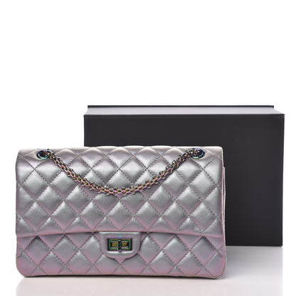Chanel Iridescent Lambskin Quilted 2.55 Reissue 226 Flap Light Purple 13 of 13