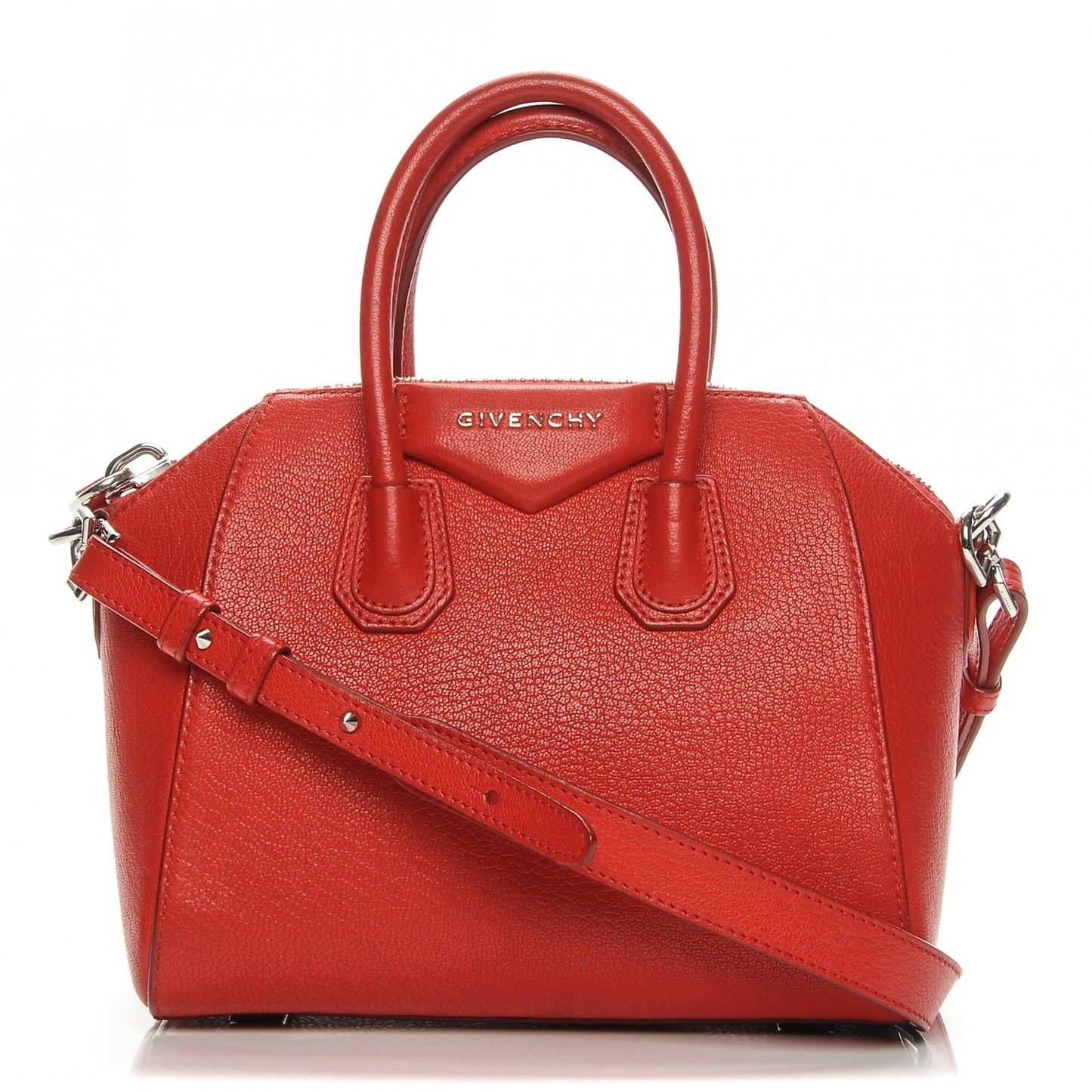 Sugar Goatskin Mini Antigona Red