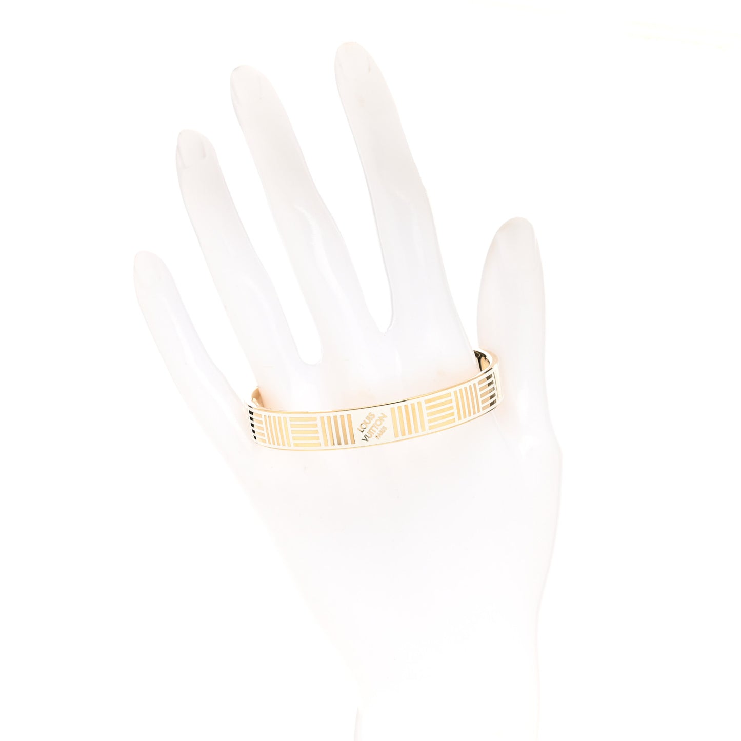 Palladium Damier Cuff M Gold