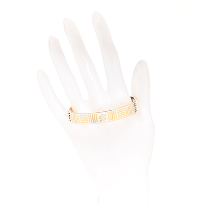 Louis Vuitton Palladium Damier Cuff M Gold 2 of 6