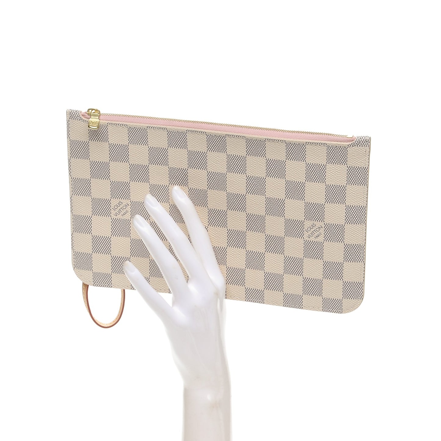 Damier Azur Neverfull MM GM Pochette Rose Ballerine